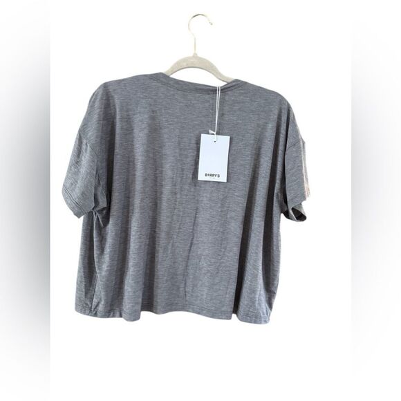 Barry's Heather Gray Crop Top Large NWT - Picture 8 of 8